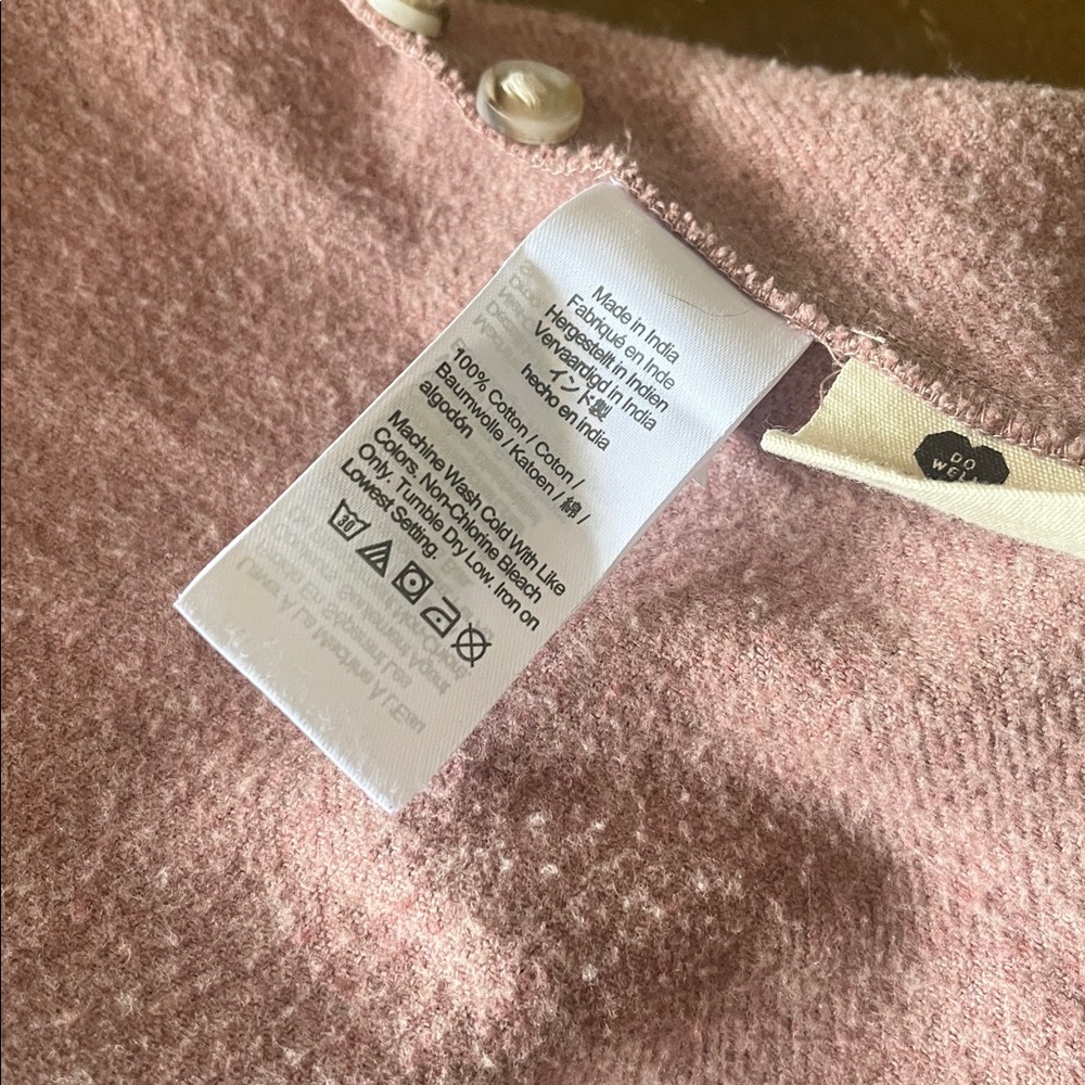 Madewell flannel Oversized Ex-Boyfriend Swing Shirt small - Picture 7 of 7